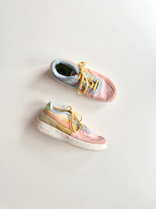 Nike Other - Kids' NIKE Air Force 1 Low 07 LV8 Next Nature 'Sun Club Multi' Sneakers, Size 3Y
